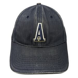 Letter A Strapback Hat Blue One Size Adjustable Embroidered Ashworth